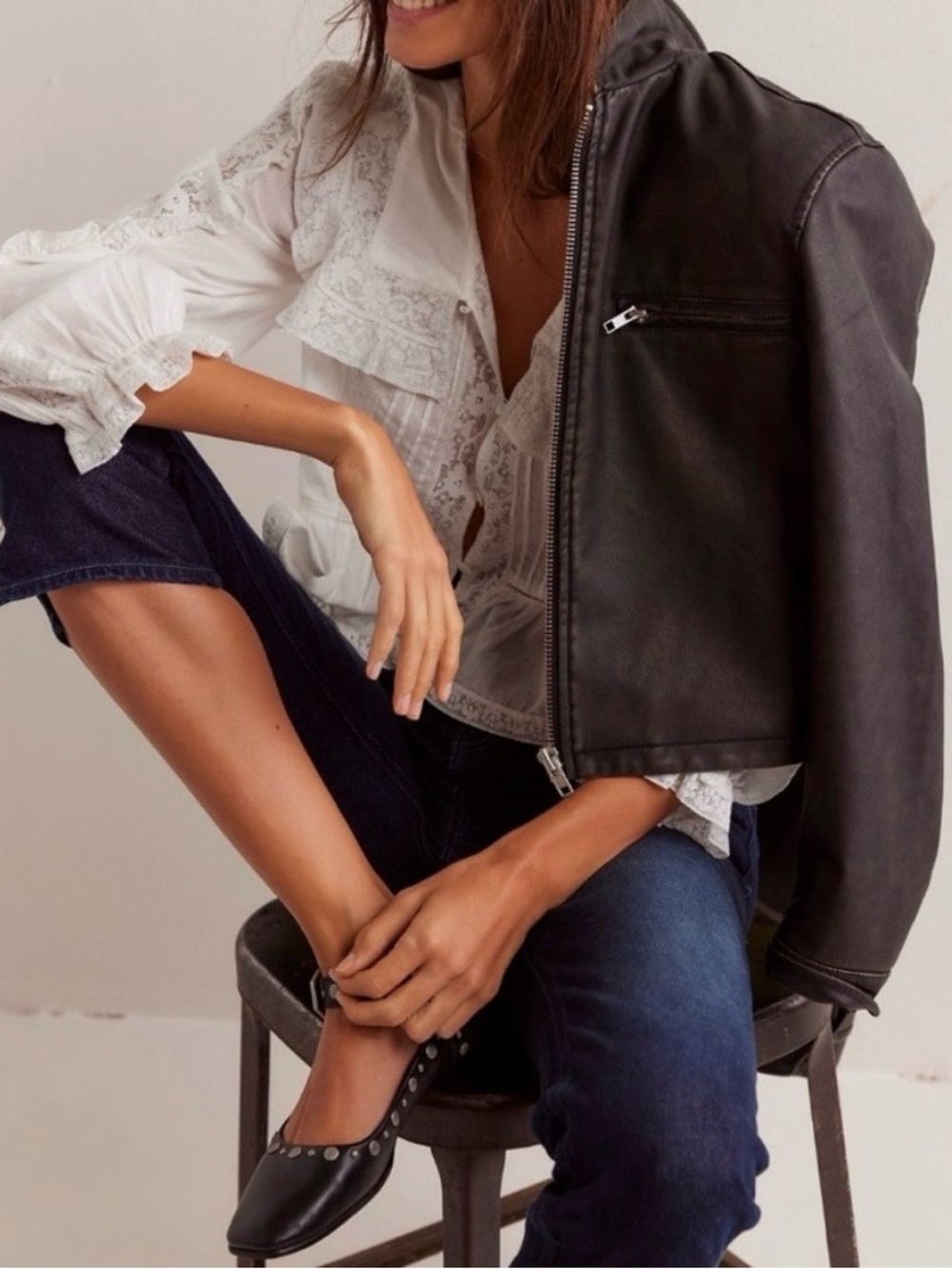 Free People We The Free “Always Tomorrow Low Rise Capri” in Carpe Diem, NWT - Picture 5 of 9